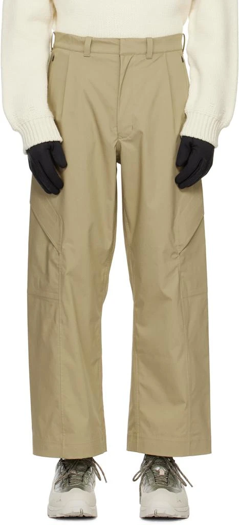 Goldwin 0 Beige 3L Straight Leg Trousers 1