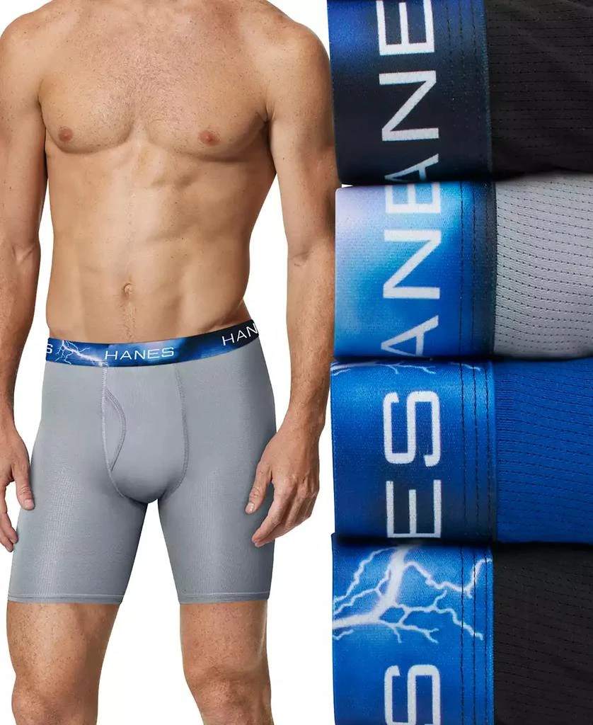 Hanes Men's Classics Ultimate® X-Temp® 4-Pk. Moisture-Wicking Mesh Boxer Briefs 4