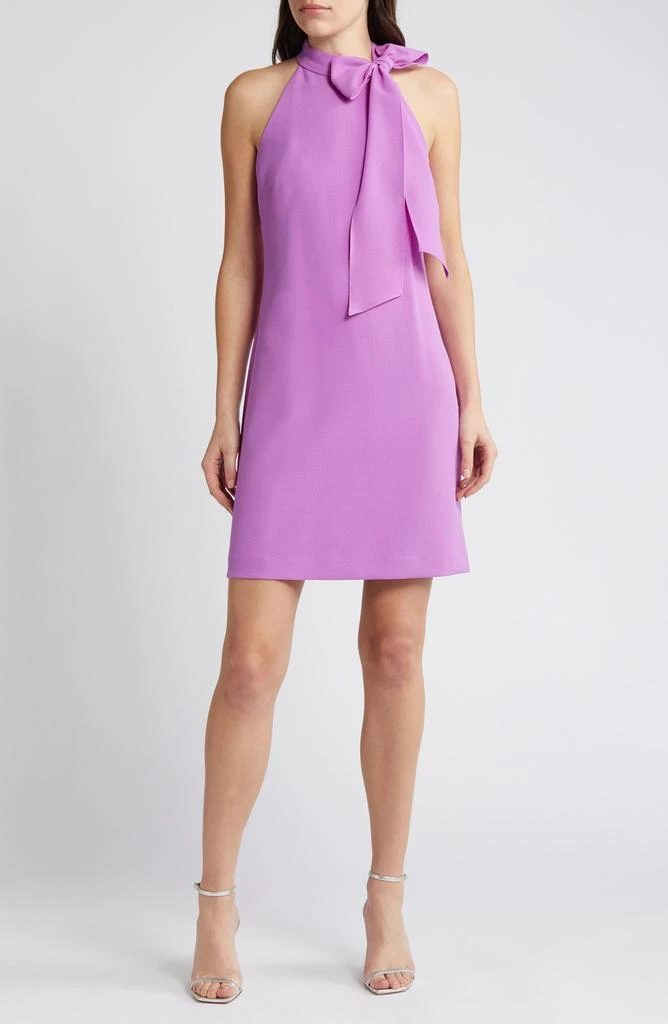 Vince Camuto Tie Neck A-Line Dress 1