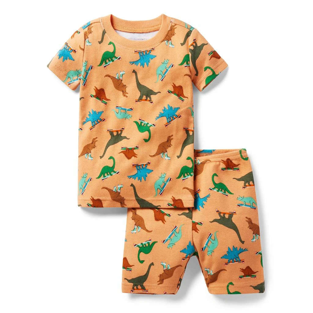 Janie and Jack Dino Skate Short Tight Fit Sleepwear (Toddler/Little Kids/Big Kids) 1