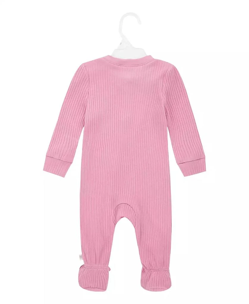 Huggies Baby Girls Organic Rib Coverall 4