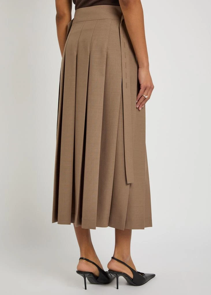Rohe Pleated woven midi wrap skirt - Dresses & Skirts - Save Extra 15% OFF On $1 - BeyondStyle Rohe Pleated woven midi wrap skirt - Dresses & Skirts - Save Extra 15% OFF On $1 - BeyondStyle