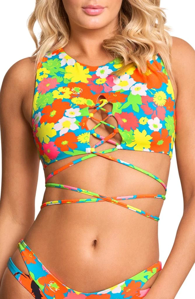 Maaji '90s Floral Chic Bikini Top 5