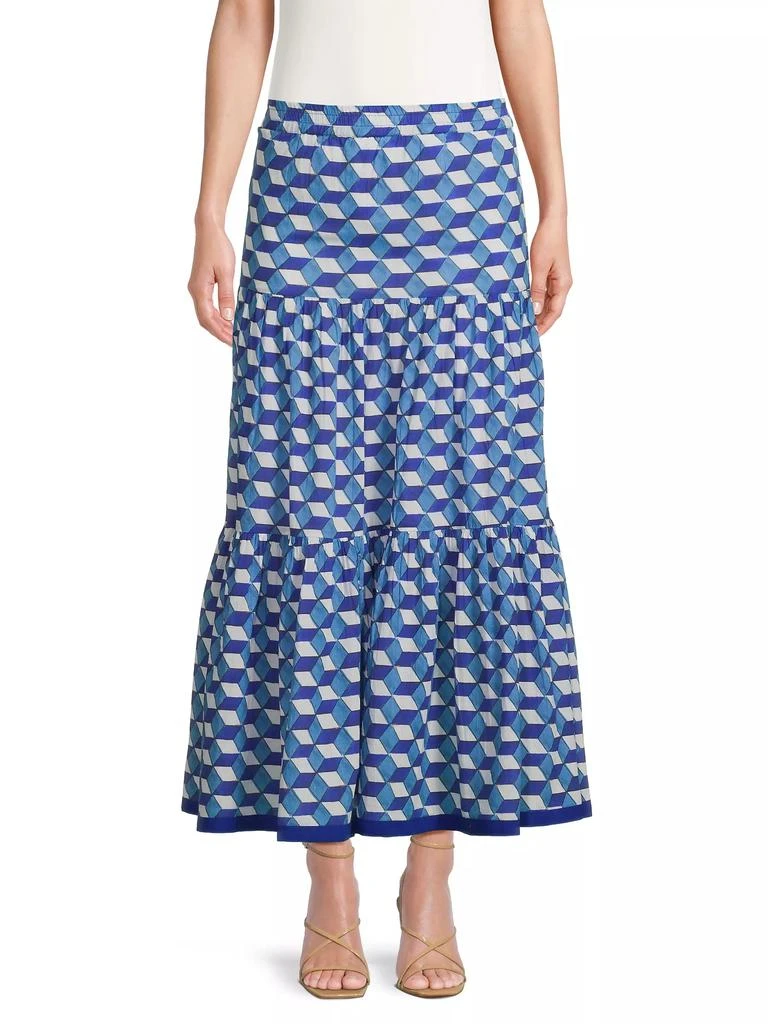 Ro's Garden Frilly Geometric Skirt 3