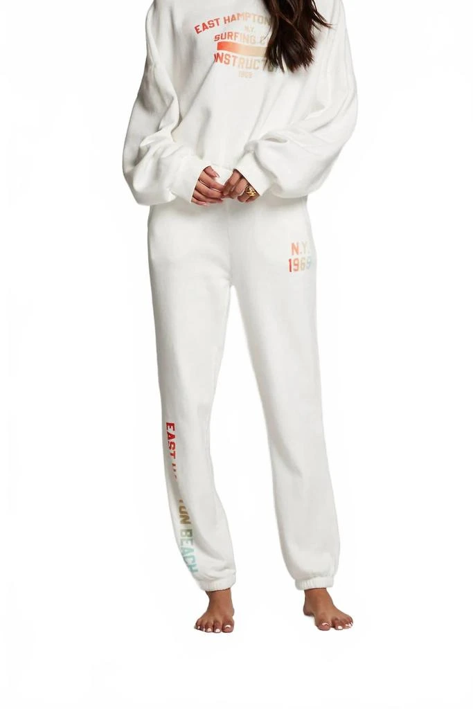 Chaser Hampton Sweatpant In White