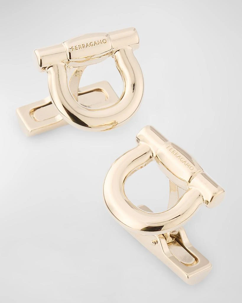 Salvatore Ferragamo Men
s Gancini Cufflinks 3