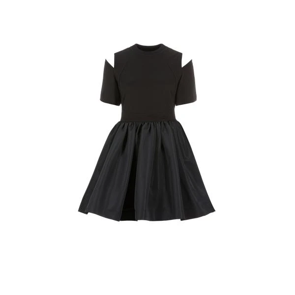 Alexander Mcqueen Bi-material skater dress 1