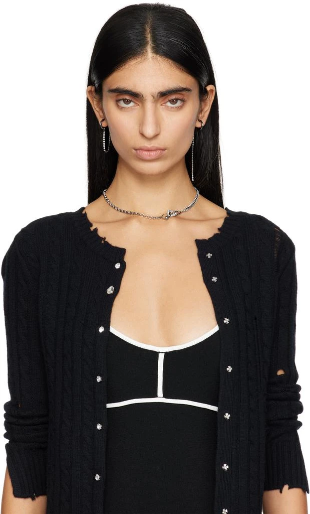 Justine Clenquet Silver Paige Choker 2
