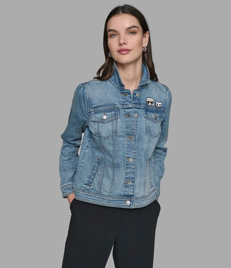 Karl Lagerfeld Paris PEEKING DENIM JACKET 1