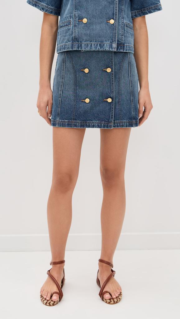 Ulla Johnson The Clara Mini Denim Skirt