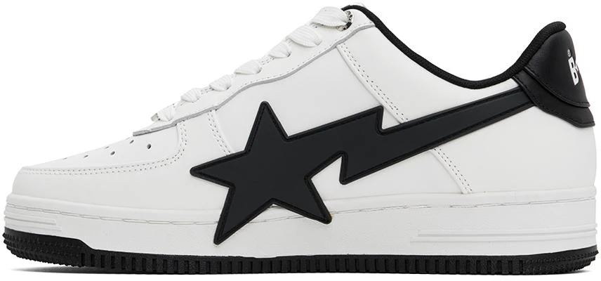 Bape White & Black STA OS #2 Sneakers 3