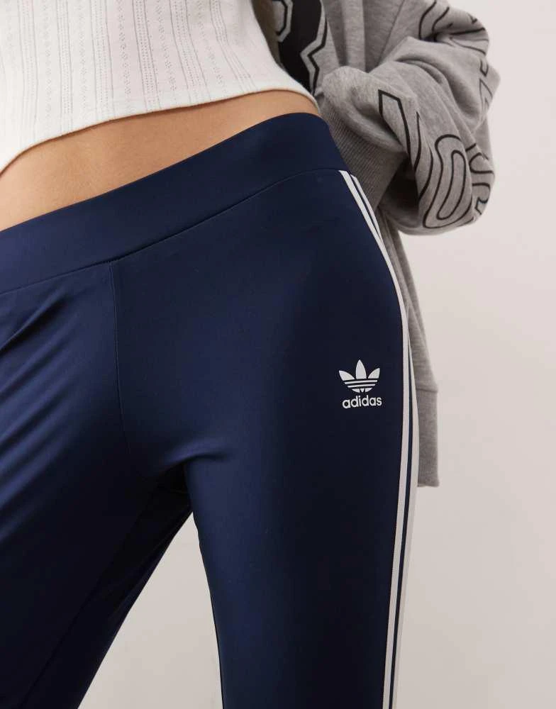 Adidas adidas Originals Adicolor flared leggings in navy 5