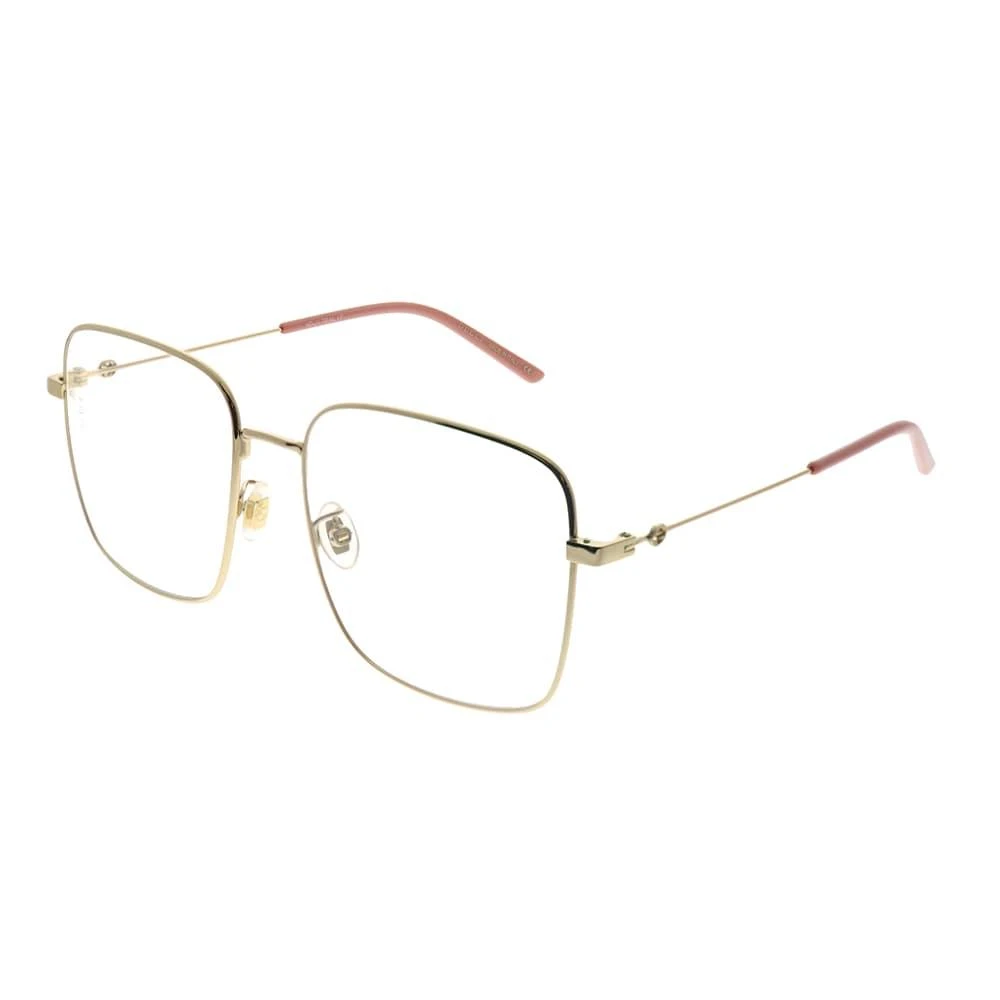 Gucci Logo GG 0445O 001 Womens Square Eyeglasses 56mm