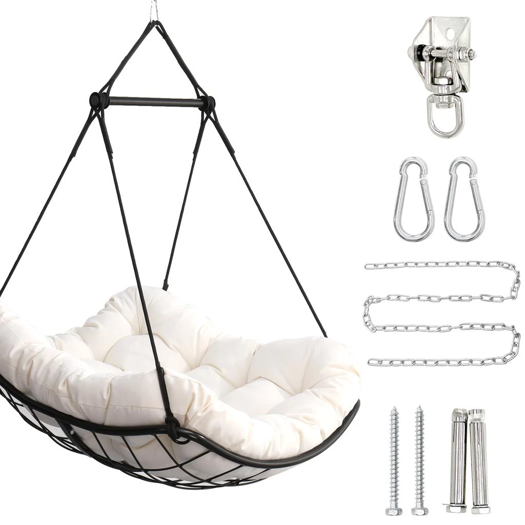 Streamdale Furniture Streamdale Hammock Chair Swing with Cushion - Outdoor/Indoor 6