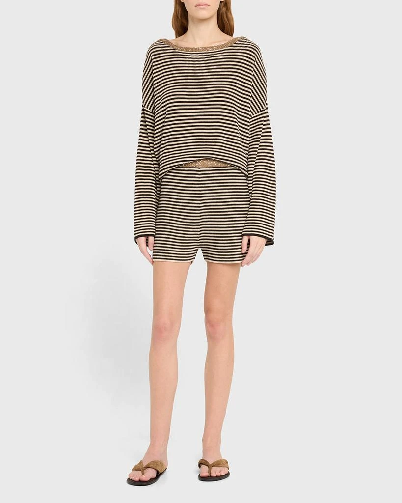 Brunello Cucinelli Suede Thong Sandals 3