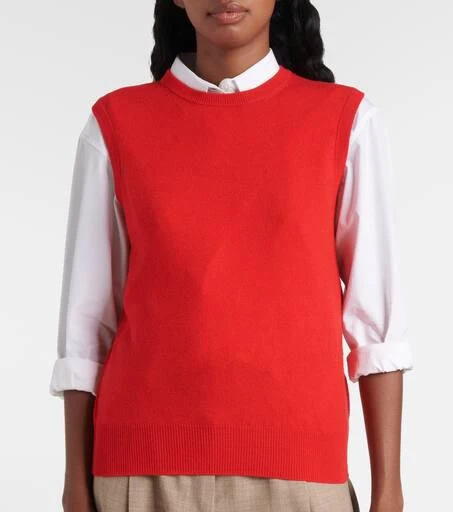 Jardin des Orangers Wool and cashmere sweater vest 4