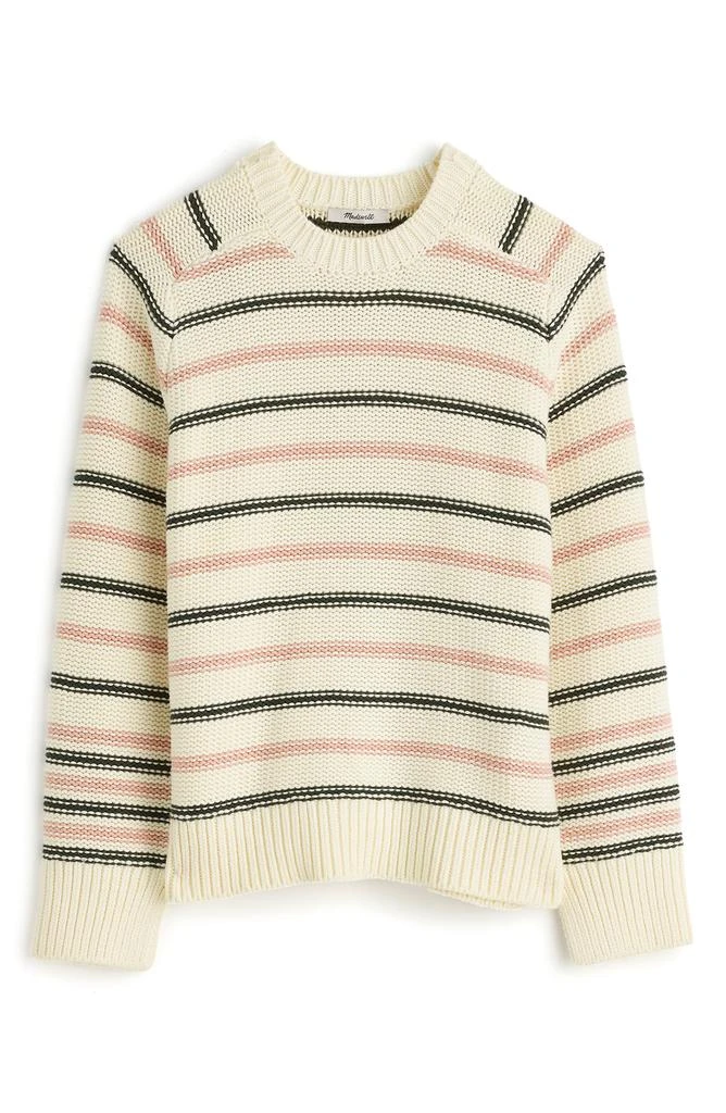 Madewell Stripe Crewneck Cotton Sweater 4