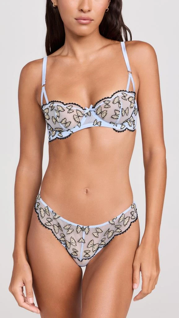 Fleur du Mal Farfalle Embroidery Balconette Bra 4