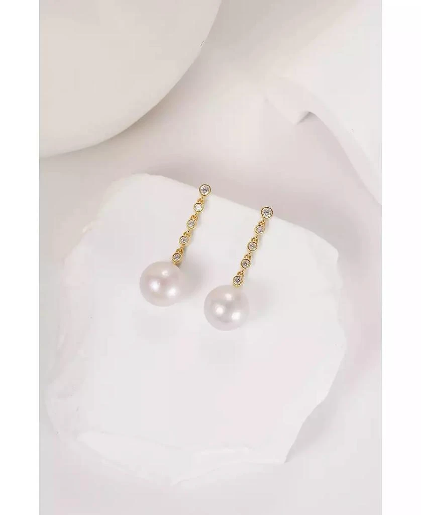 Classicharms Electra Riviere Freshwater Pearl Drop Earrings 5