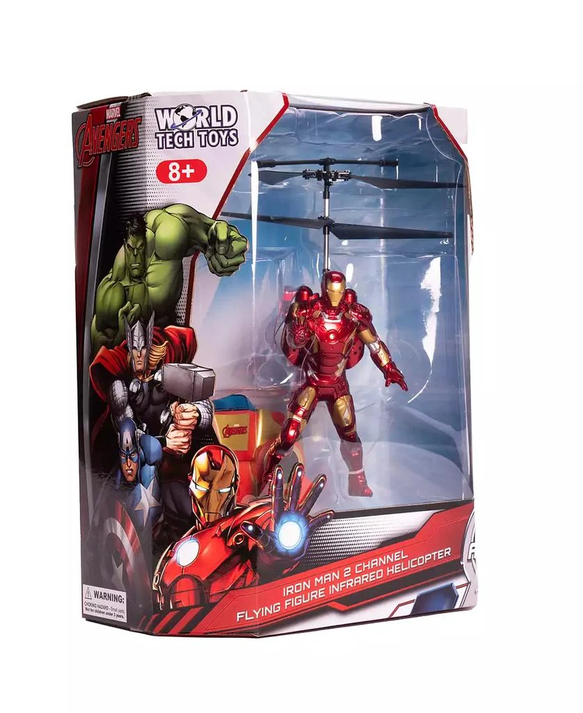 World Tech Toys Marvel Avengers Iron Man Flying Figure IR Helicopter 5