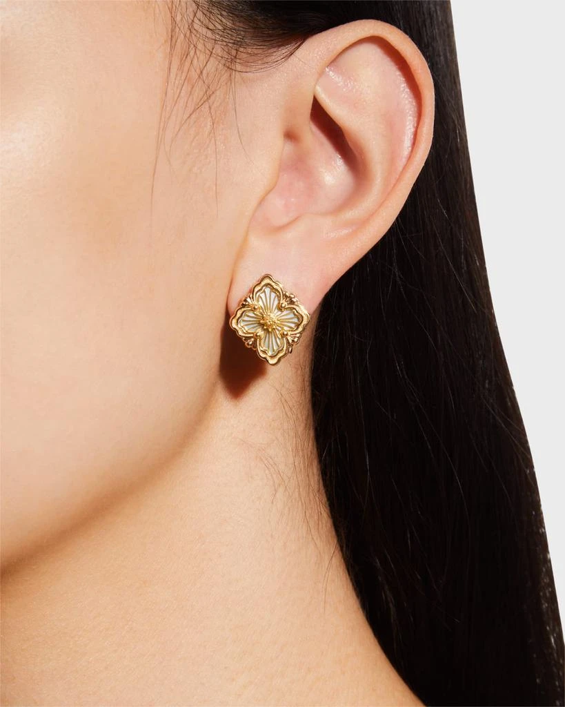 Buccellati Opera Tulle 18K Gold Mother-of-Pearl Earrings 2