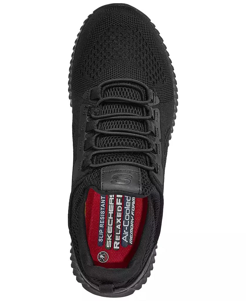 SKECHERS Men's Work Relaxed Fit Cessnock Slip-Resistant Work Athletic Sneakers from Finish Line 13