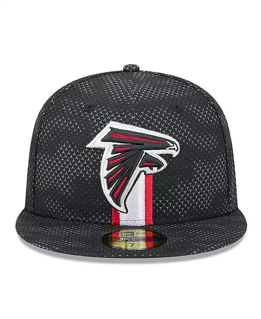 New Era Men's Black Atlanta Falcons 2024 Sideline 59FIFTY Fitted Hat 3