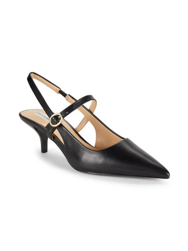 Saks Fifth Avenue Aria Leather Slingback Pumps 2