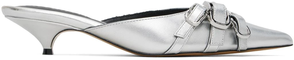 Marc Jacobs Silver 'The Emma' Kitten Heels 1