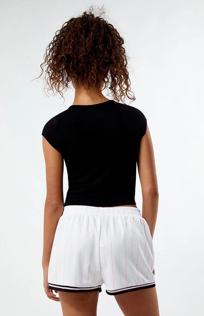 PacSun Striped Jersey Basketball Shorts 3