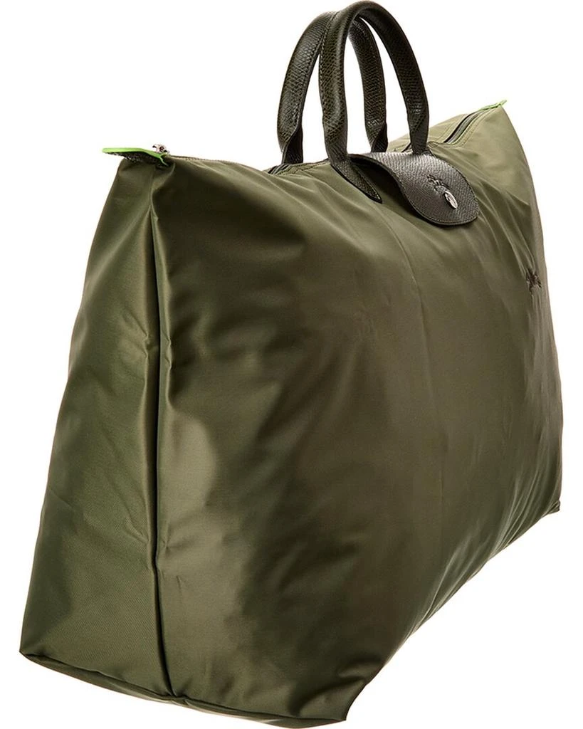 Longchamp Longchamp Le Pliage Green Medium Canvas & Leather Travel Bag 3