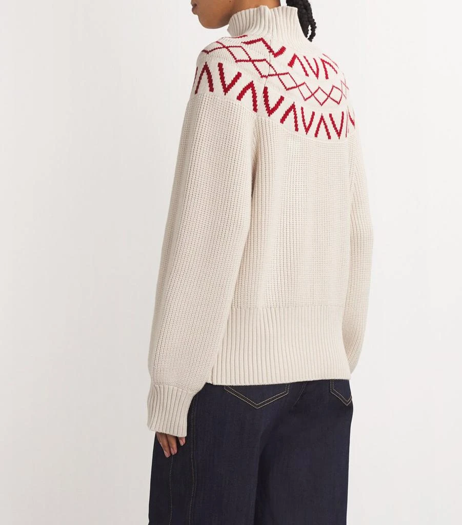 Varley Knitted Fair Isle Marcie Sweater 4