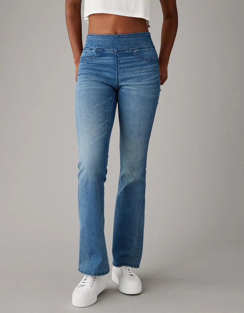 AE AE Luxe Pull-On High-Waisted Kick Bootcut Jean 1
