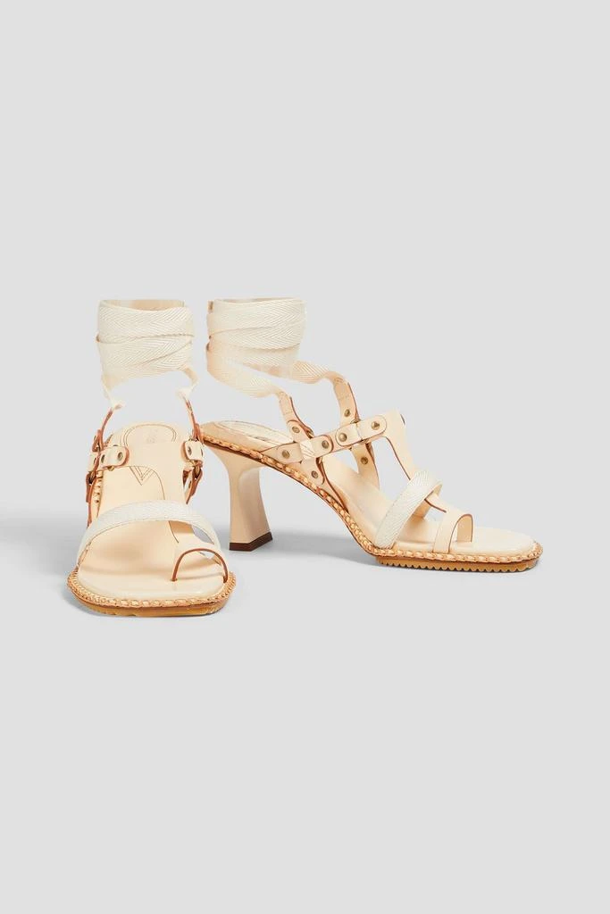 Zimmermann Grosgrain and leather sandals 2