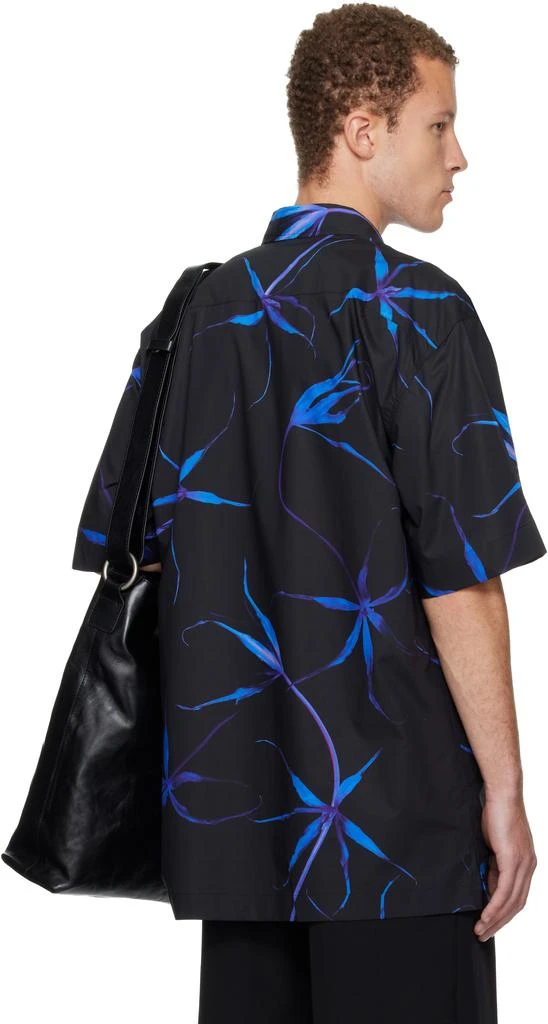 Dries Van Noten Black Tulip Print Shirt 3