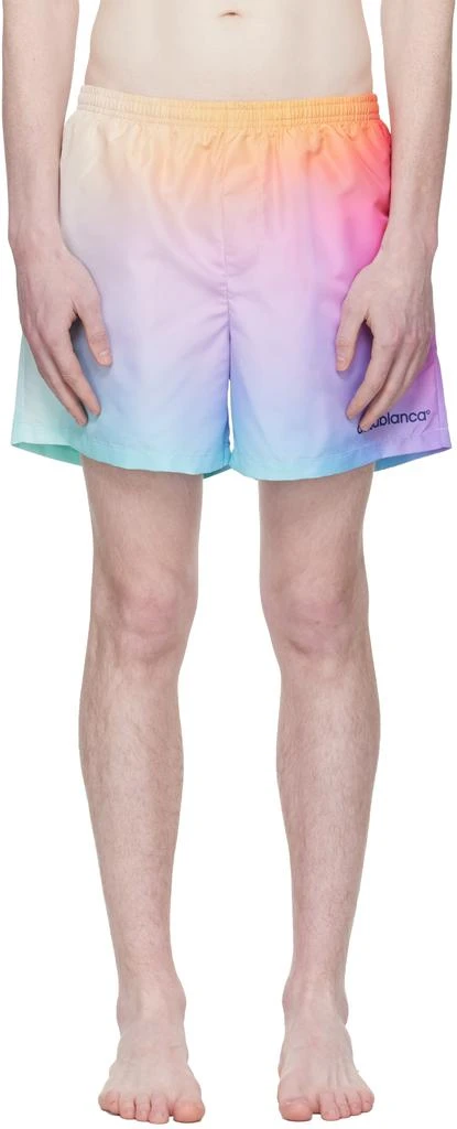 Casablanca Multicolor Gradient Printed Swim Shorts