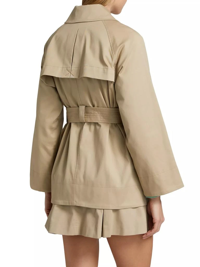 Rails Lucien Cotton Gabardine Belted Trench Jacket 5
