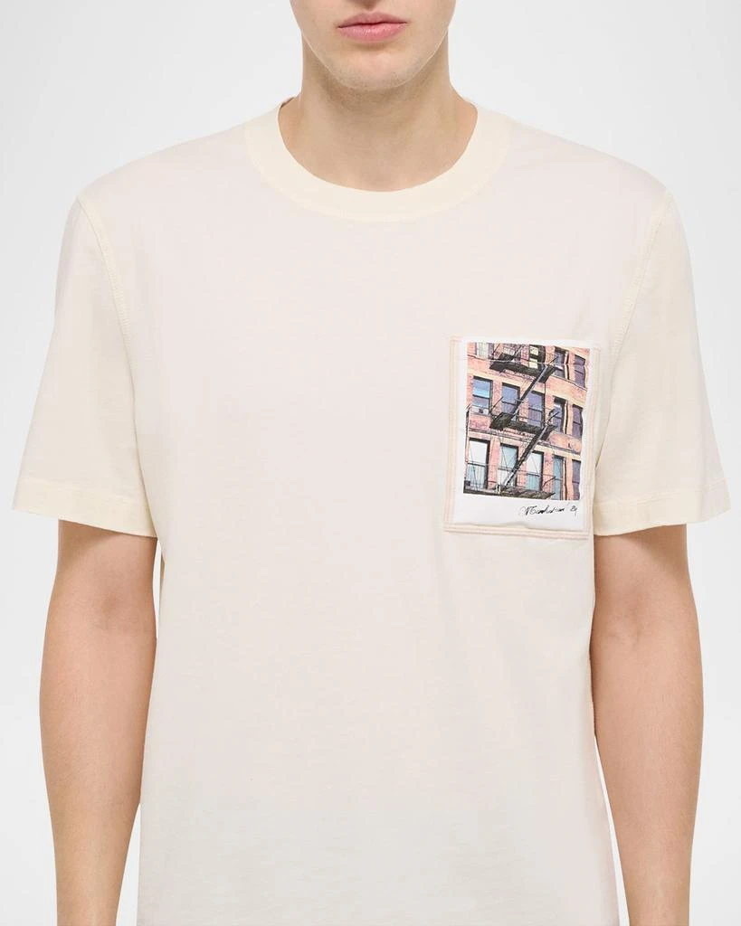 Helmut Lang Men's Manhattan Postcard T-Shirt 5