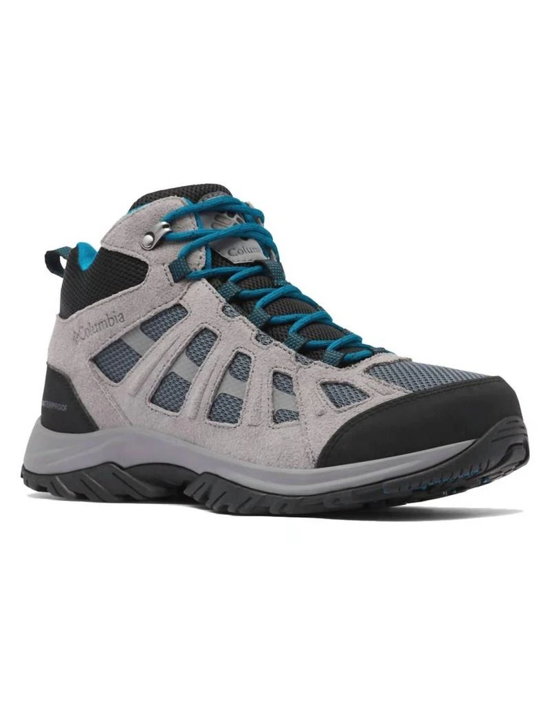 Columbia Men
s Redmond Mid Wp Shoe In Graphite/black