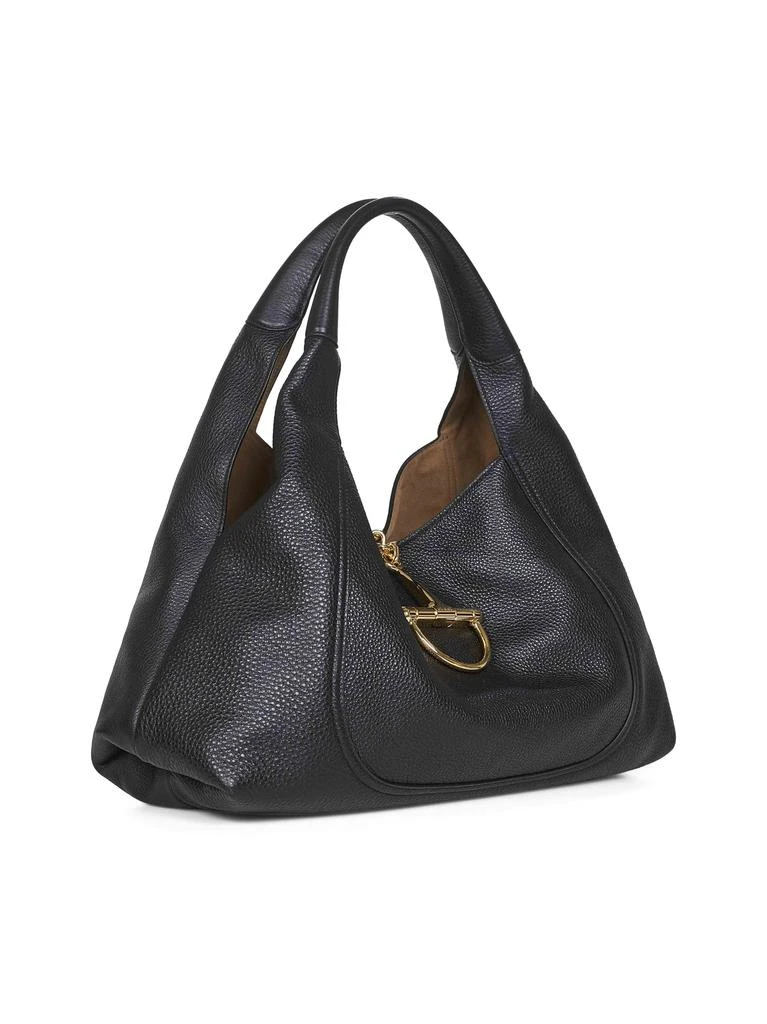 Gucci GUCCI | Black Gucci Softbit maxi shoulder bag | Women | PZ 2