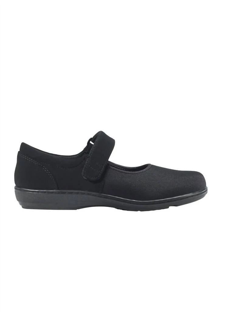 Aetrex Berries Helen Mary Jane Shoes - Extra Wide In Blackberry 2