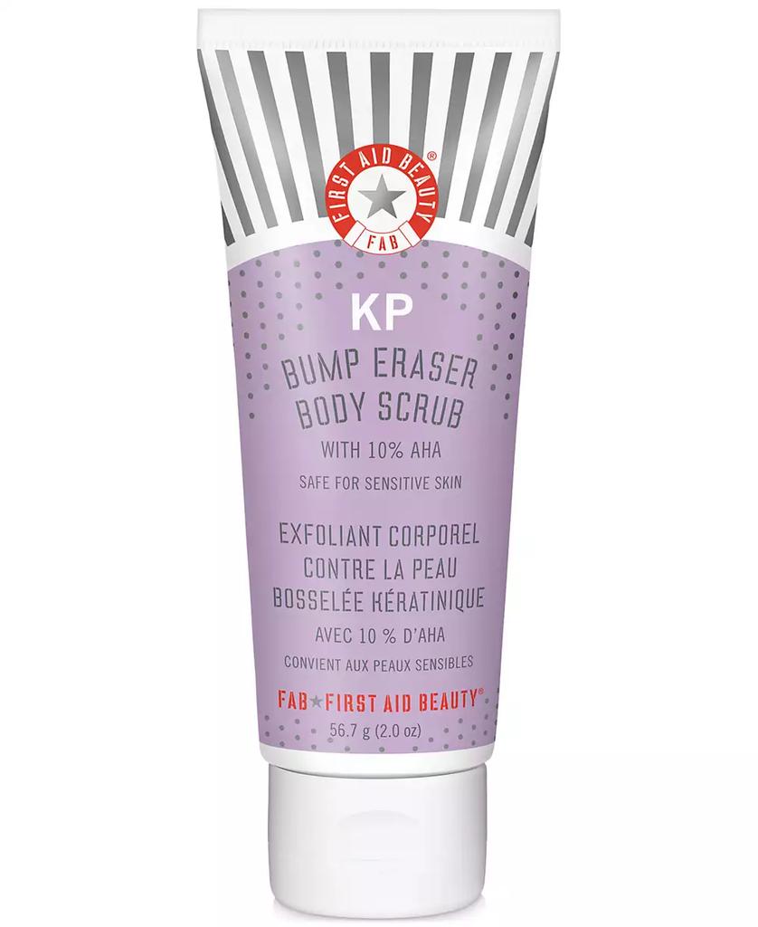 First Aid Beauty KP Bump Eraser Body Scrub with 10% AHA – Body Exfoliant for Keratosis Pilaris, 8.0 oz.