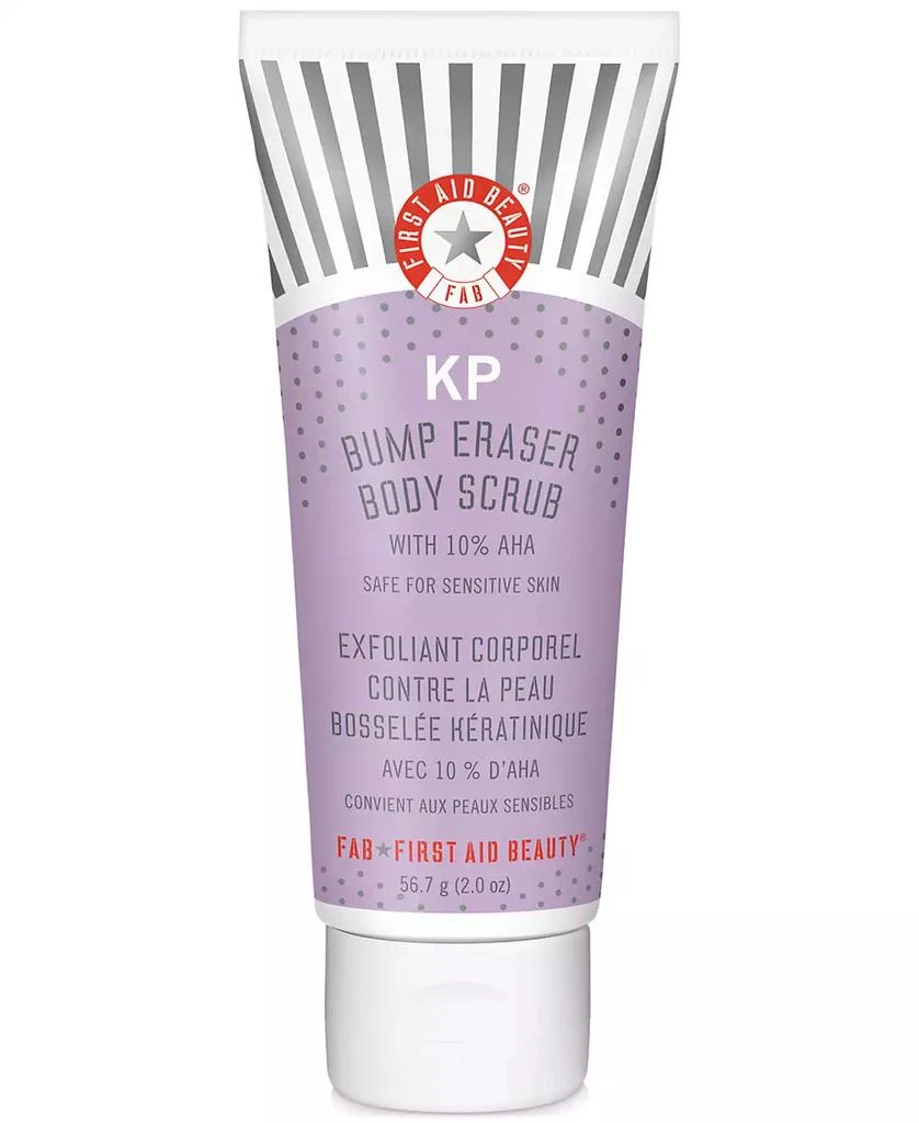 First Aid Beauty KP Bump Eraser Body Scrub with 10% AHA – Body Exfoliant for Keratosis Pilaris, 8.0 oz. 1