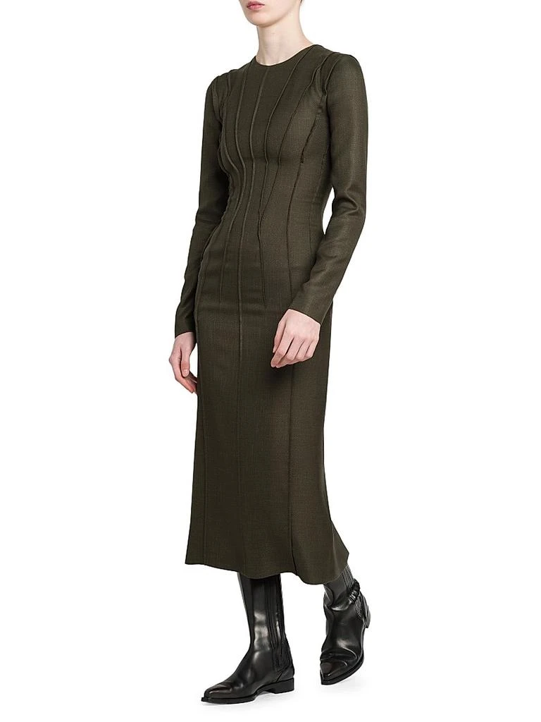 Alberta Ferretti Darted Viscose Dress 4