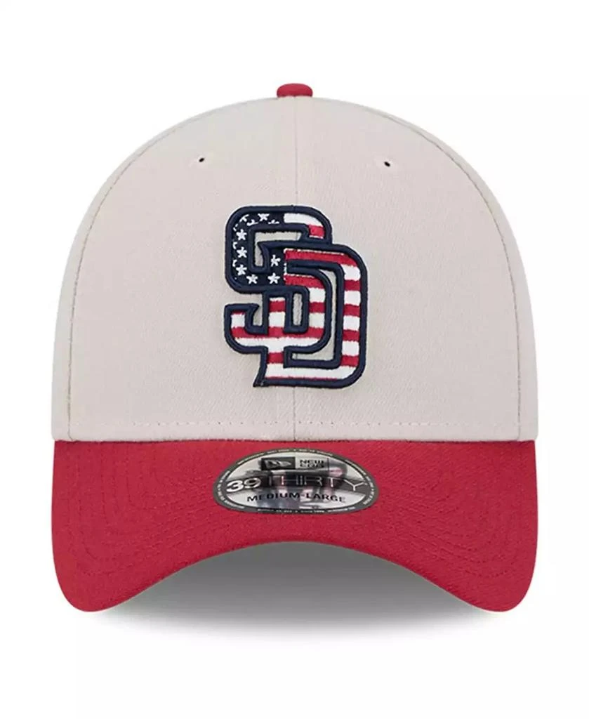 New Era Men's Red San Diego Padres 2024 Fourth of July 39THIRTY Flex Hat 4