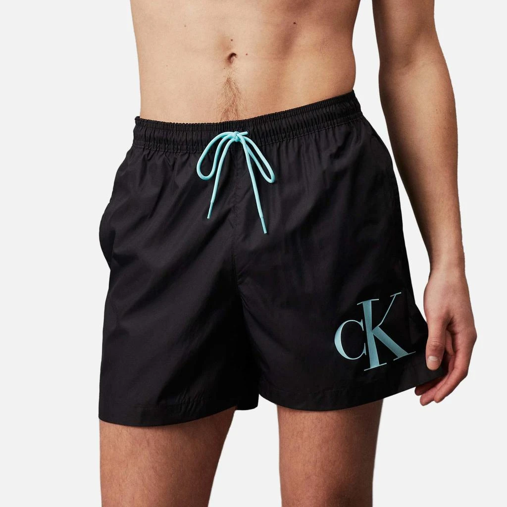 Calvin Klein Swimwear Calvin Klein Swimwear Logo-Print Shell Swimming Shorts 1