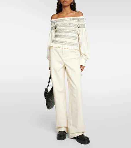 Max Mara Walk striped cotton top 2
