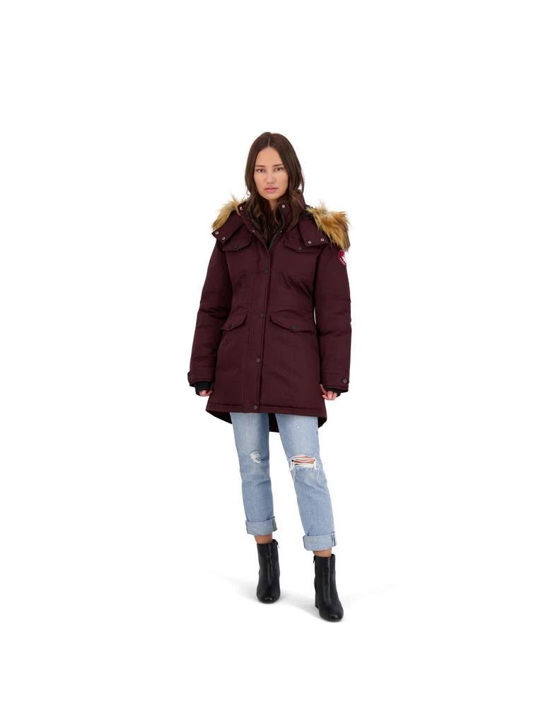 Canada Weather Gear Womens Faux Fur Heavyweight Parka Coat 9