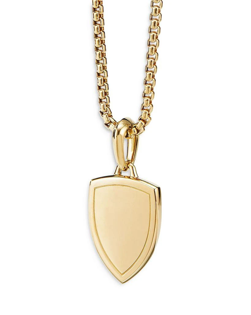 David Yurman St. Michael Amulet in 18K Yellow Gold 3