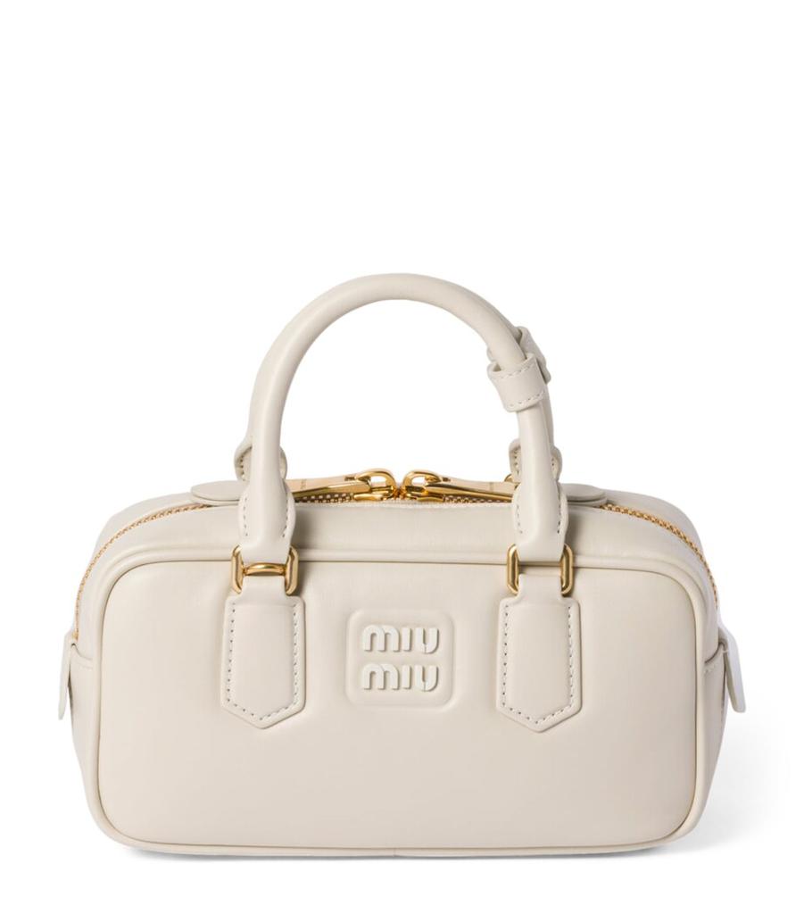 【関税送料込】MIU MIU ジップアップ ミニトートバッグ 456f87420a0ce7abaf3c1a77532bbb